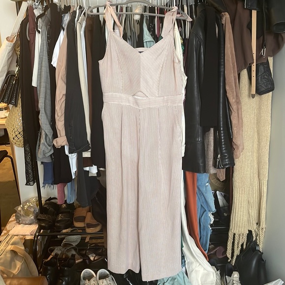 Kaari blue striped jumpsuit - Picture 1 of 8